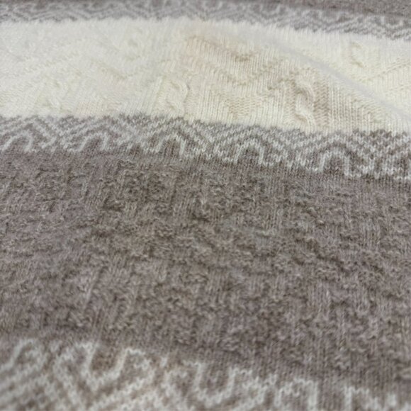 Vintage Angora Rabbit Hari Fair Isle Knit Sweater 38 Medium - Picture 5 of 7